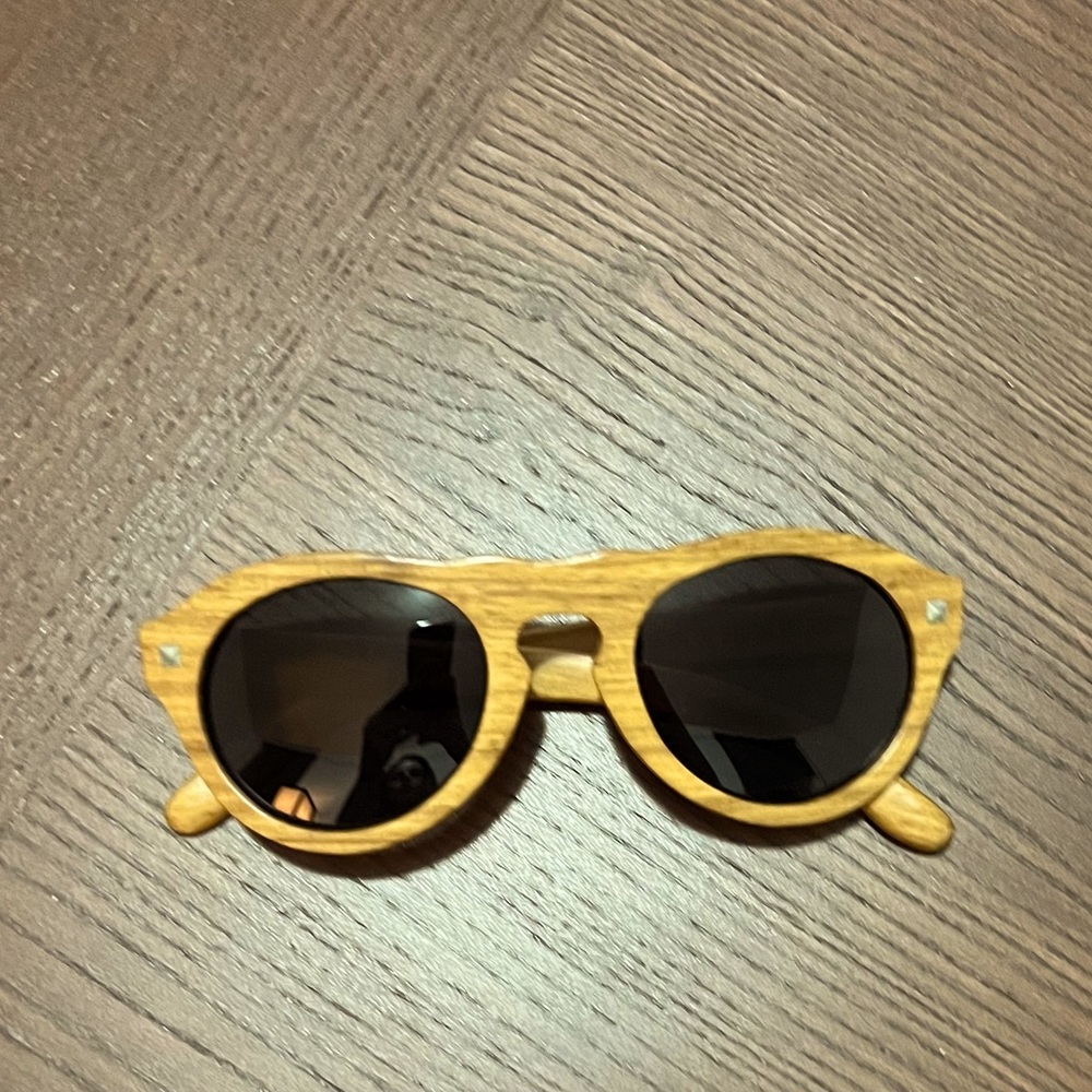 Earth Sunset Wood Sunglasses